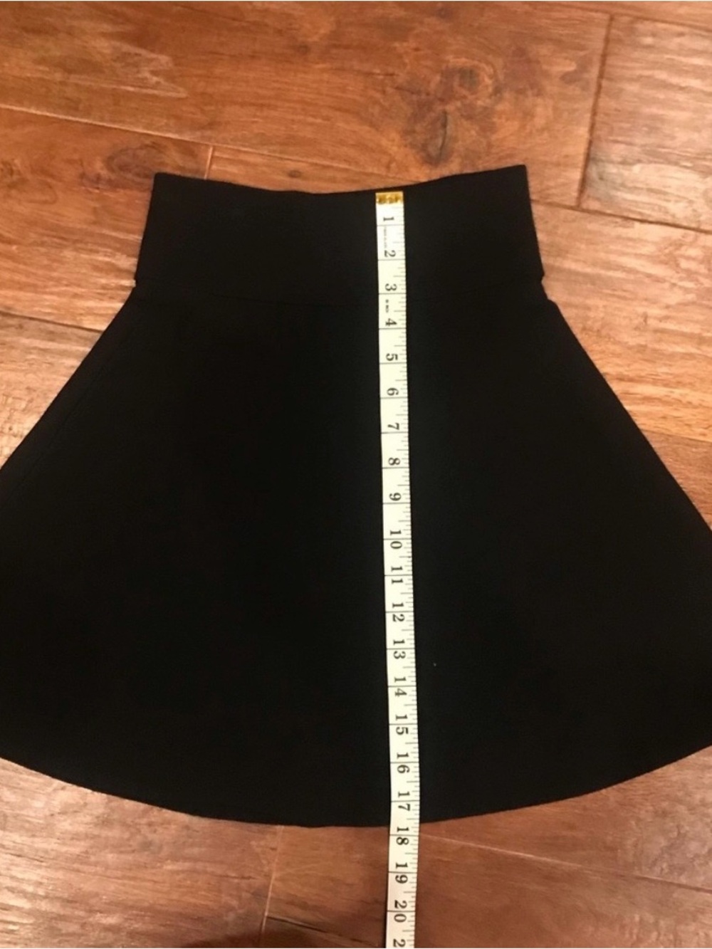 J. Crew Black Fit-and-Flare Mini Skirt